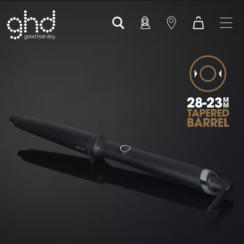 Ghd curve curling iron